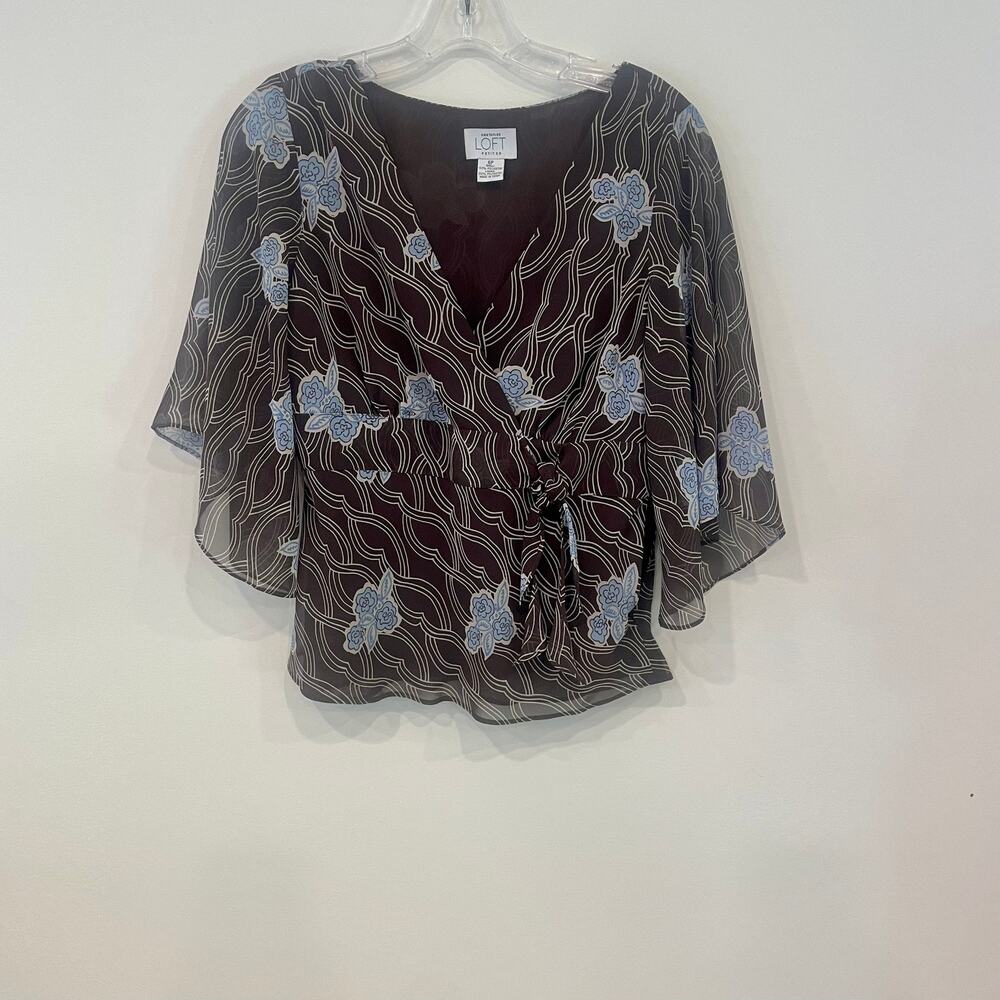 Ann Taylor Loft Petite Blouse Sz 6P